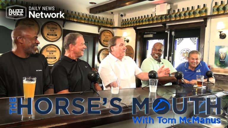 The Horse’s Mouth at Lynch’s Irish Pub with Aaron Beasley, Coach Mark Duffner, Sam Kouvaris, Kevin Hardy, and Coach Dave Campo