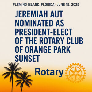 Rotary elect president sunrise graphic